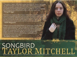 Taylor Mitchell - Partial Press Blurb